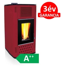 SENKO P-12 WATER+AIR MODERN meleg levegős és vízteres pellet kályha üvegajtóval (bordó) SENKO P-12 WATER+AIR MODERN meleg levegős és vízteres pellet kályha üvegajtóval (bordó)