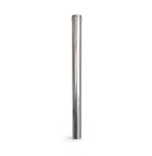 80 × 1000 mm rozsdamentes pellet kályha füstcső - fémszínű 80 × 1000 mm rozsdamentes pellet kályha füstcső - fémszínű