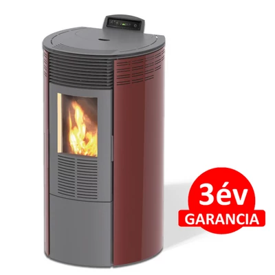 Centrometal CentroPelet ZR12 meleglevegős pellet kályha (bordó)