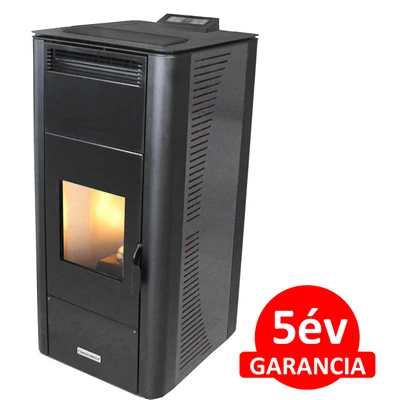 Centrometal CentroPelet ZV24 meleg levegős és vízteres pellet tüzelésű kandalló, kályha (szürke)