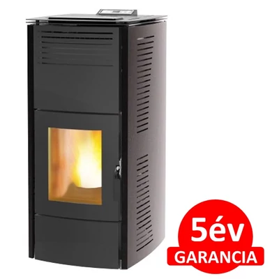 Centrometal CentroPelet ZV16 (16,1 kW) meleg levegős és vízteres pellet tüzelésű kandalló, kályha (szürke)