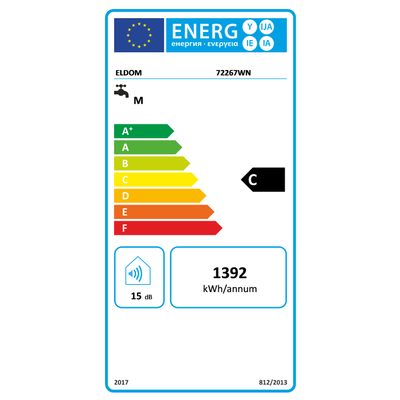 ELDOM Style 50 literes zománcozott elektromos vízmelegítő (1