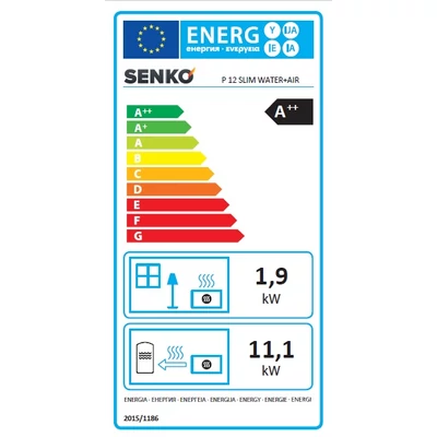 Energia cimke - SENKO P-12 SLIM WATER + AIR