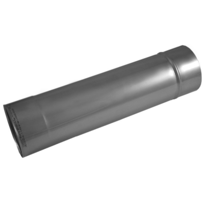 Ø120 mm, 500 mm-es hosszúságú kémény béléscső (ovális)
