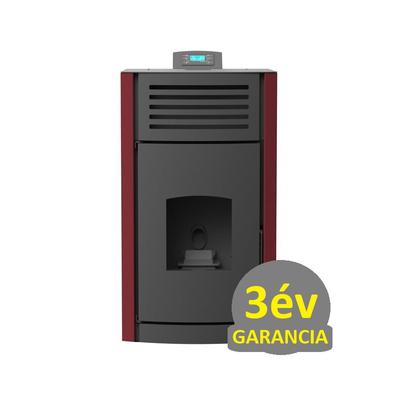 RUBYNOR ONYX HYDRO 24 vízteres agri pellet tüzelésű kályha (24,2 kW - bordó)
