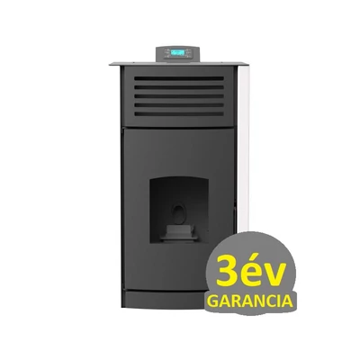 RUBYNOR ONYX HYDRO 24 vízteres agri pellet tüzelésű kályha (24,2 kW - fehér)