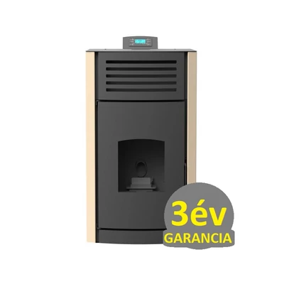 RUBYNOR ONYX HYDRO 24 vízteres agri pellet tüzelésű kályha (24,2 kW - krém)