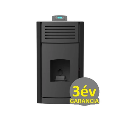 RUBYNOR ONYX HYDRO 24 vízteres agri pellet tüzelésű kályha (24,2 kW - szürke)
