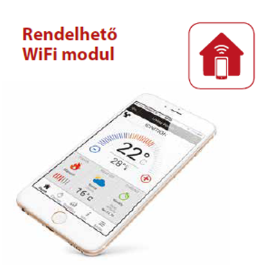 RUBYNOR ONYX HYDRO 24 vízteres agri pellet tüzelésű kályha (24