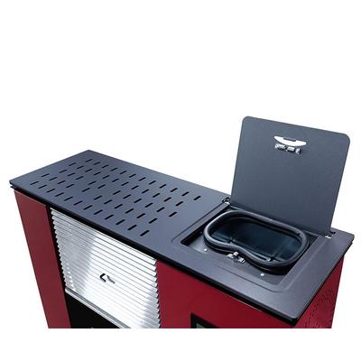 SENKO P-10 SLIM vízteres pellet kályha pellet tartály