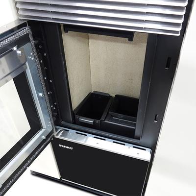 SENKO P-10 SLIM vízteres pellet kályha lángtér