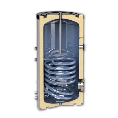 SUNSYSTEM SN 150 indirekt használati melegvíz tartály (150 liter) - 1 hőcserélővel