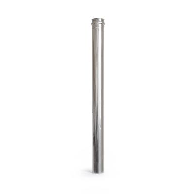 Pelletkályha füstcső rozsdamentes 80 x 1000 mm