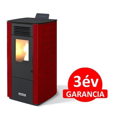 Centrometal CentroPelet Z12 (9 kW) meleglevegős pellet tüzelésű kályha (bordó)